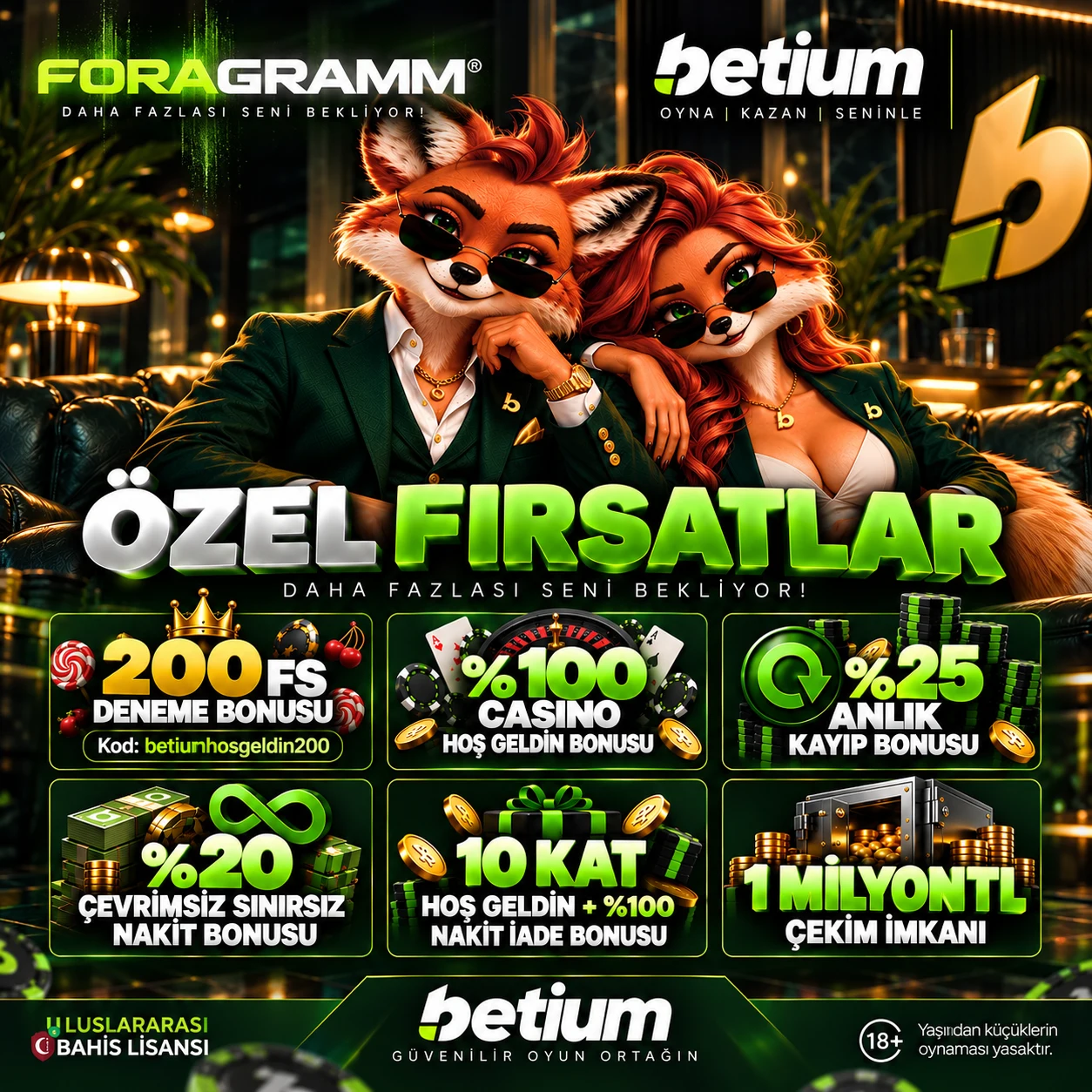 Betium kampanya görseli